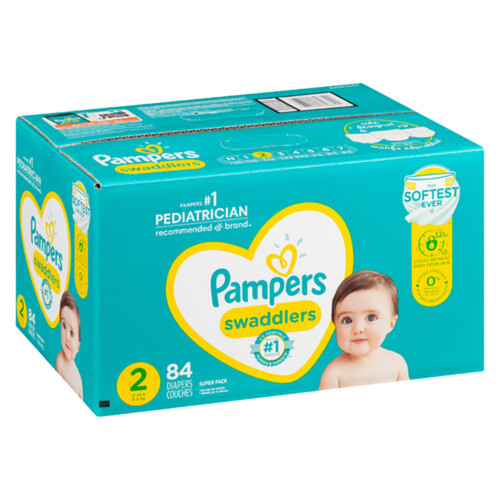 Pampers Swaddlers Diapers Size 2 84 Count