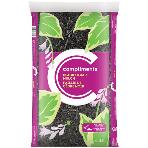 Compliments Black 42.5L Mulch 1 ea