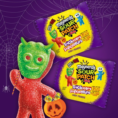 Maynards Sour Patch Kids Tricksters Candy For Halloween 24 Fun Treat Pouches 300 g