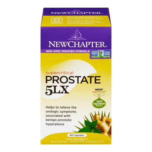 New Chapter Supplements Prostate 5LX Liquid Capsules Nutritional 60 EA