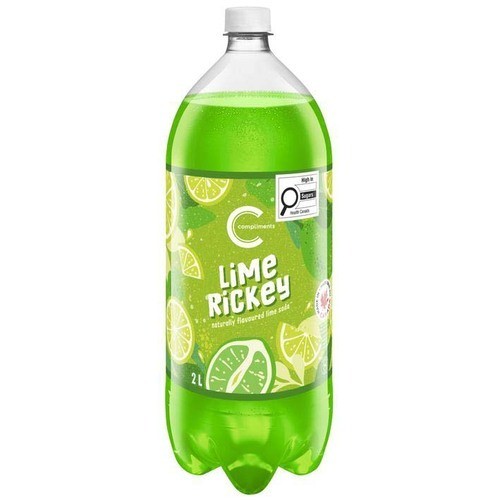 Compliments Soda Lime Rickey 2 L (bottle)