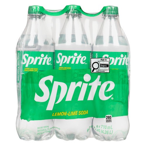 Sprite Soda 6 x 710 ml (bottles)