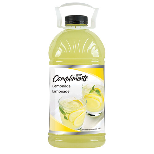 Compliments Juice Lemonade 3.78 L (bottle)