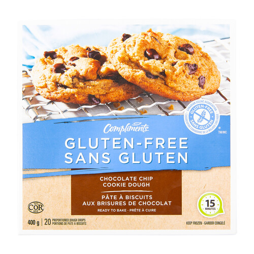 Compliments Gluten-Free Cookie Dough  Chocolate Chip 400 g