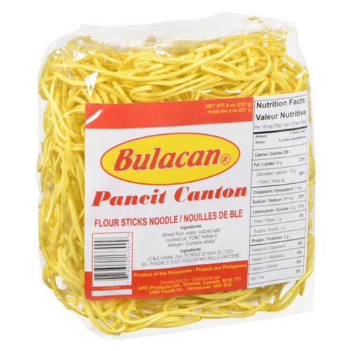 Bulacan Pancit Canton Noodle Flour Sticks 227 g