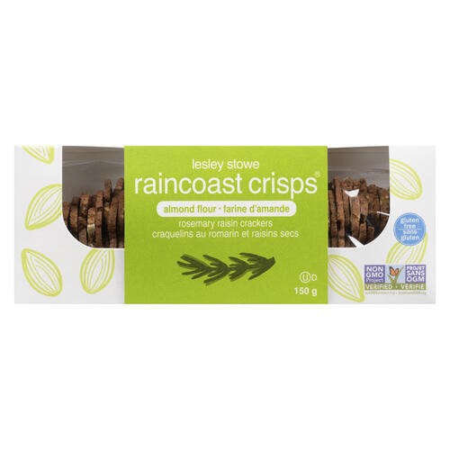 Lesley Stowe Raincoast Crisps Rosemary Raisin 150 g