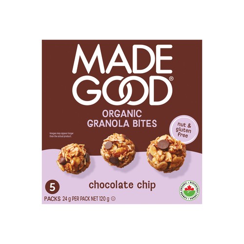 MadeGood Organic Minis Granola Chocolate Chip 5 x 24 g