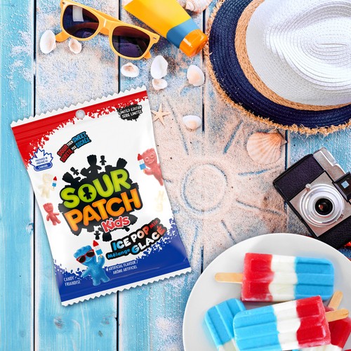 Sour Patch Kids Ice Pop Mix Candy Sour Then Sweet 150 G