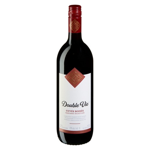 Double Vie Vie Red Wine 12% Alcohol Oakyard Selection 1 L (bottle)