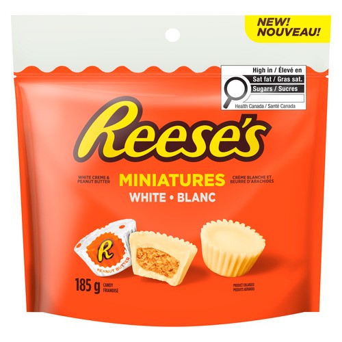 Reese's Miniature Chocolate White Creme & Peanut Butter 185 g