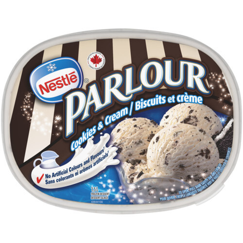 Nestlé Parlour Frozen Dessert Cookies & Cream 1.5 L