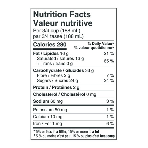 So Delicious Dairy-Free Coconut-Based Frozen Dessert Cookie Dough 500 ml