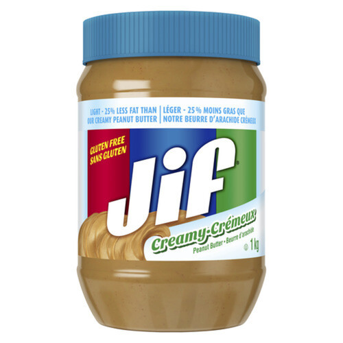 Jif Gluten-Free Peanut Butter Light Creamy 1 kg