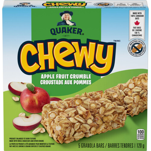 Quaker Chewy Granola Bars Apple Fruit Crumble 120 g