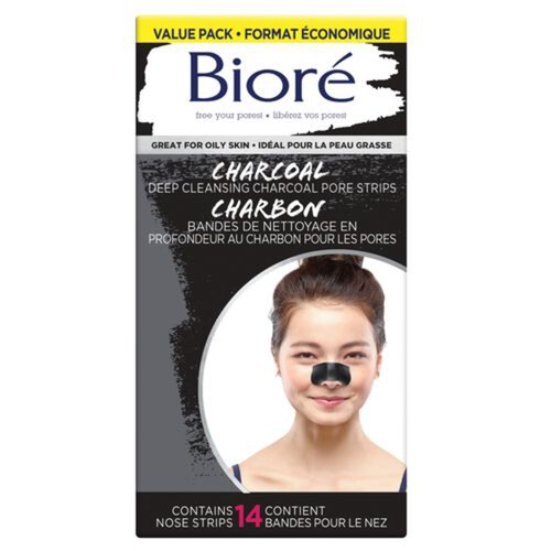 Biore Deep Cleansing Charcoal Pore Strips 14 EA