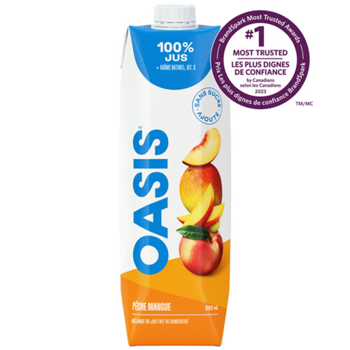 Oasis Juice Peach Mango 960 ml