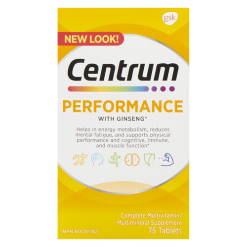 Centrum Performance Complete Multivitamin 75 Count