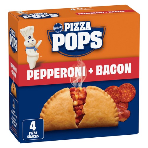 Pillsbury Pizza Pops Frozen Pizza Snack Pepperoni + Bacon 380 g