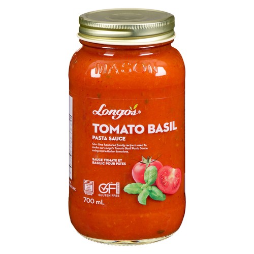 Longo's Pasta Sauce Tomato Basil 700 ml