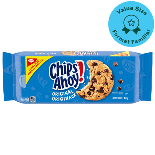 Chips Ahoy! Cookies Chocolate Chip Original Family Size 460 g