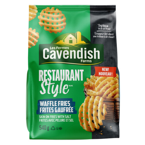 Cavendish Farms Restaurant Style Waffle Fries 540 g (frozen)