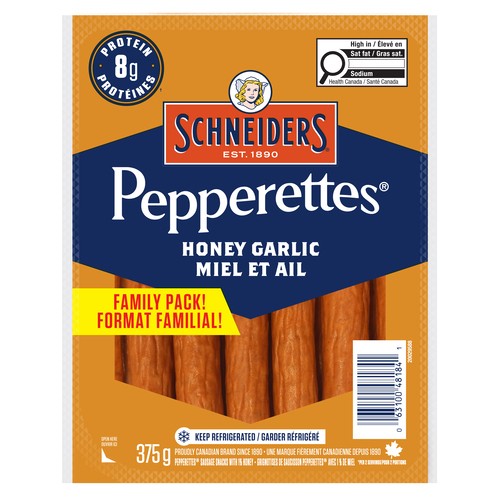 Schneider's Pepperettes Honey Garlic  375 g
