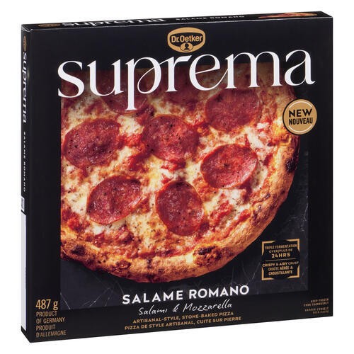 Dr. Oetker Suprema Frozen Pizza Salame Romano 487 g