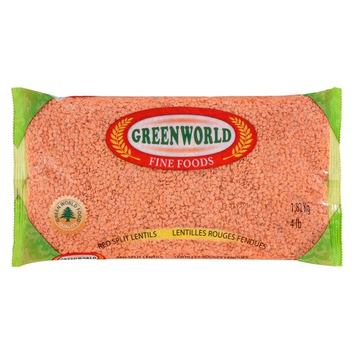 Greenworld Food Dry Split Lentils Red 1.82 kg