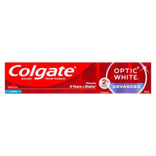 Colgate Advanced Toothpaste Icy Fresh Optic White 133 ml