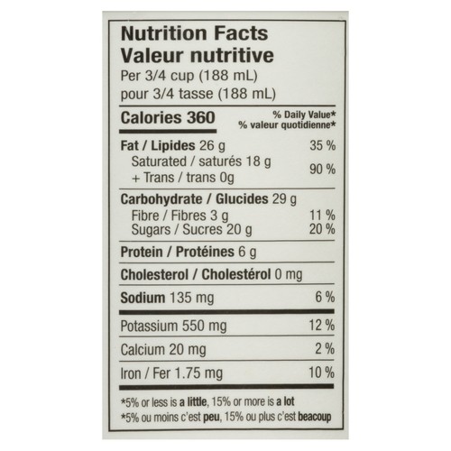 Coconut Bliss Dairy-Free Frozen Dessert Chocolate Peanut Butter 473 ml