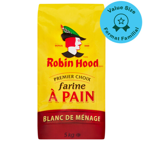 Robin Hood Homestyle White Flour Best For Bread Value Size 5 kg