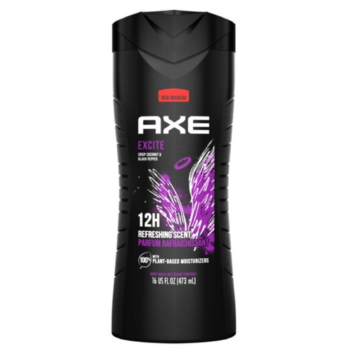 Axe Excite Body Wash Crisp Coconut & Black Pepper Scent 473 ml
