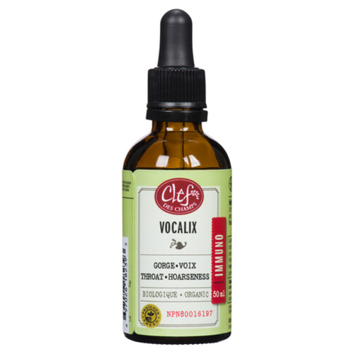 Clef des Champs Organic Tincture Vocalix 50 ml