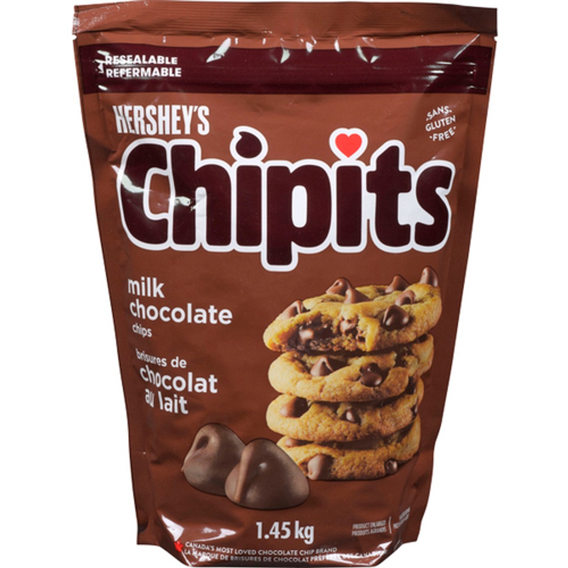 Hershey's Gluten-Free Chipits Milk Chocolate 1.45 kg - Voilà Online ...