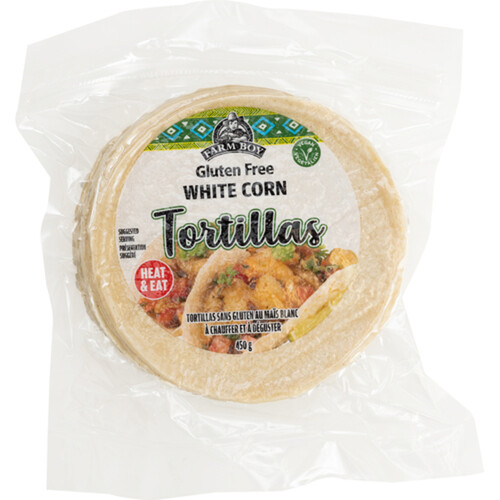 Farm Boy Gluten-Free Tortillas White Corn 450 g