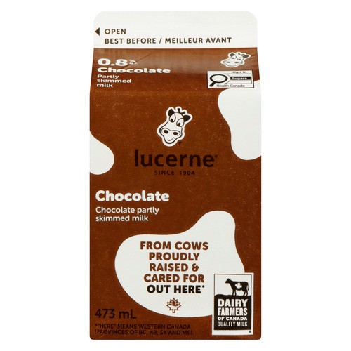 Lucerne 0.8% Partly Skimmed Milk Chocolate 473 ml