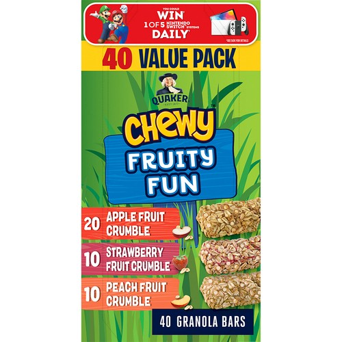 Quaker Chewy Bars Fruity Fun 960 g