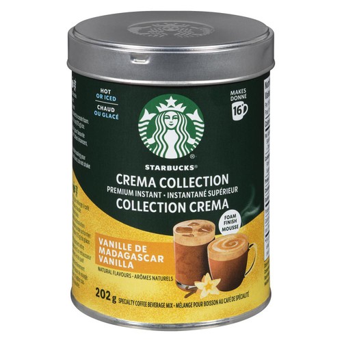 Starbucks Crema Collection Premium Instant Coffee Madagascar Vanilla 202 g