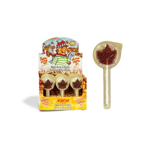 Les Bonbons Richard Lollipops Maple Syrup 20 g