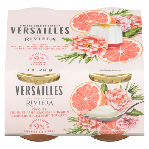 Riviera Limited Edition Yogurt Grapefruit Rosemary 4 x 120 g