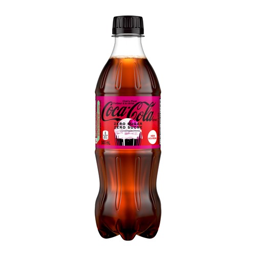 Coca-Cola Zero Sugar Soft Drink Cherry Float 500 ml (bottle)