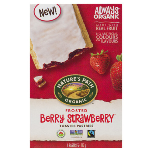 Nature's Path Organic Toaster Pastries Berry Strawberry 312 g