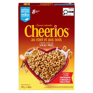 Cheerios Céréales miel & noix à base de grains entiers 430 g