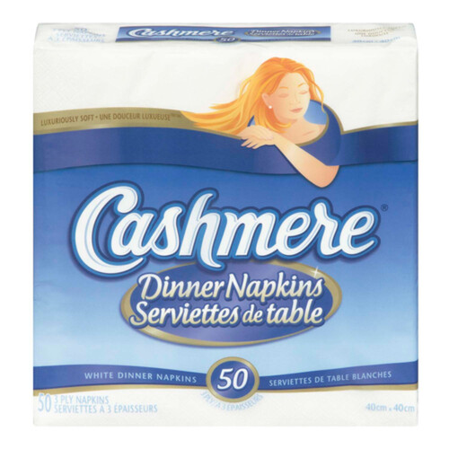 Cashmere Dinner Napkins 3-Ply 50 Sheets