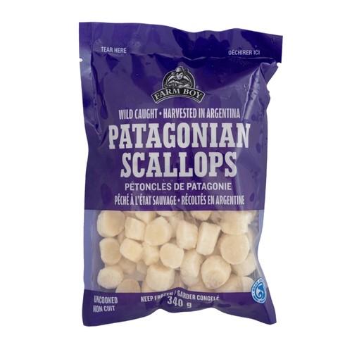 Farm Boy Frozen Scallops Uncooked 340 g