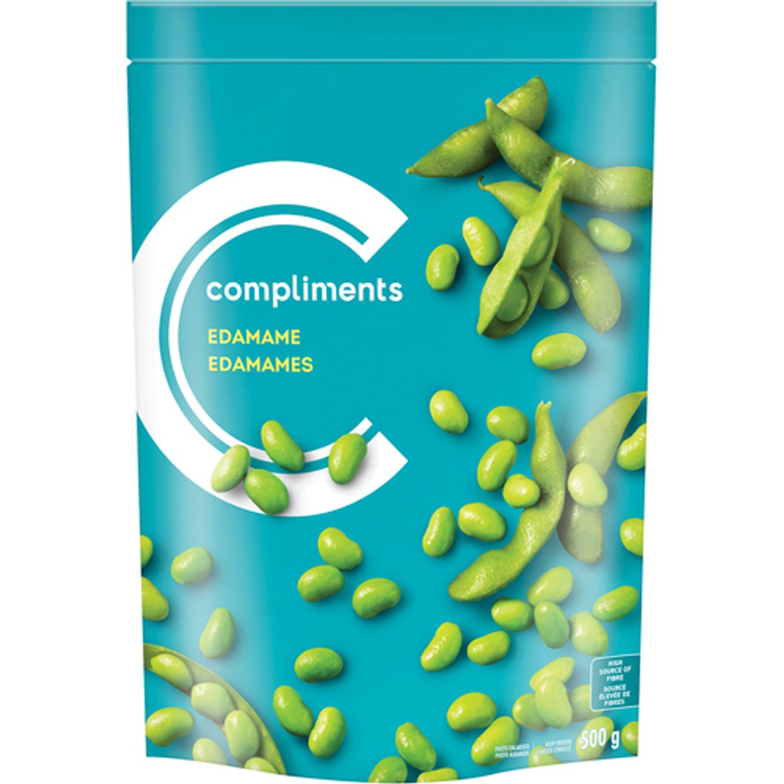 Empty Edemame Shell Compliments Organic Frozen Edamame In Shell 500 g - Voilà Online ...