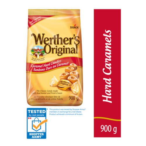 Werther's Original Hard Candy Caramel Value Size 900 g