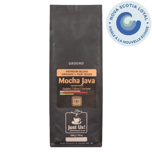 Just Us! Organic Ground Coffee Mocha Java 340 g