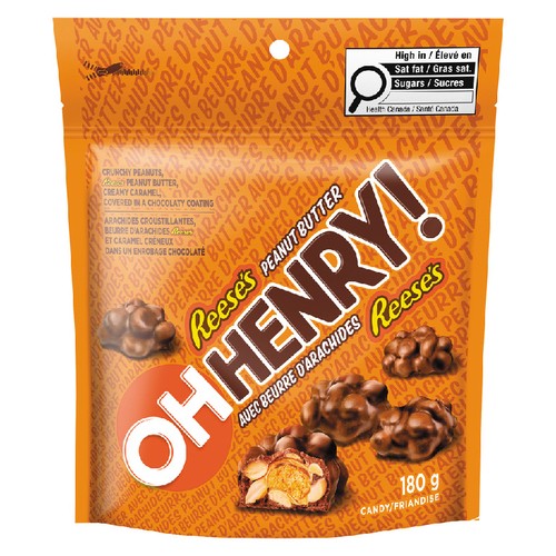 Oh Henry! Reese Chocolate Peanut Butter 180 g