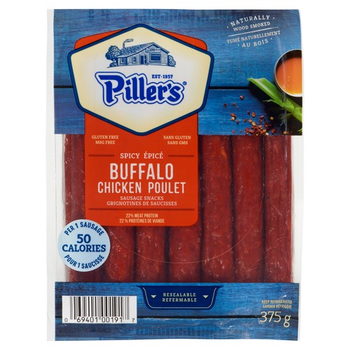Piller's Sausage Snacks Buffalo Chicken 375 g